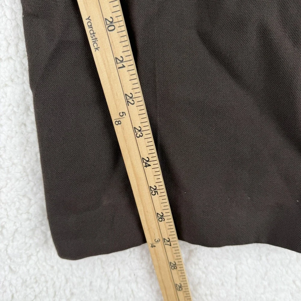 Vintage Levis Panatela Pants Mens 34x30 Brown Dress Slacks Polyester 70s (34x27)